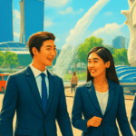 シンガポールの移住をサポートする人