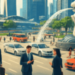 シンガポールで仕事する人