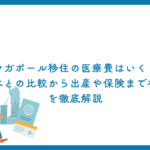 シンガポール移住の医療費はいくら？日本との比較から出産や保険まで相場を徹底解説